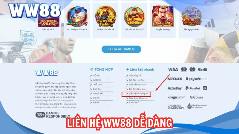 Liên Hệ - Các Phương Thức Liên Hệ WW88 Khi Gặp Sự Cố Mới Nhất 2 Liên hệ WW88 dễ dàng